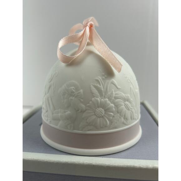 Lladró Collectors Society Spring Bell 1991 Porcelain Campana Primavera #7613 Box - Picture 6 of 12